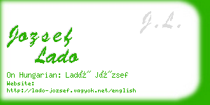 jozsef lado business card